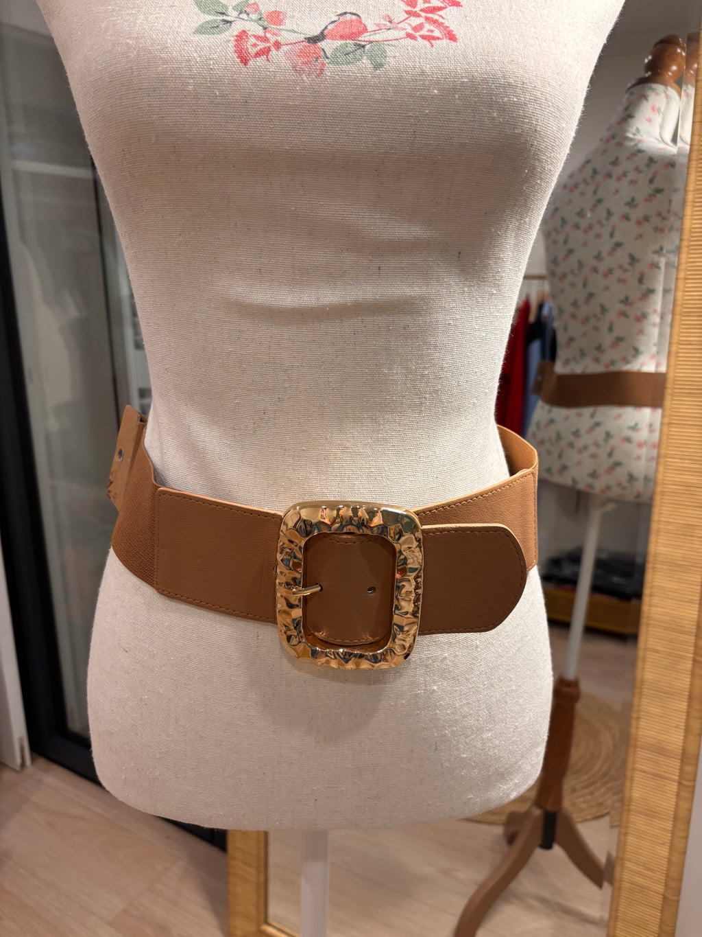 Ceinture Camel Eclat Doré🤎✨
