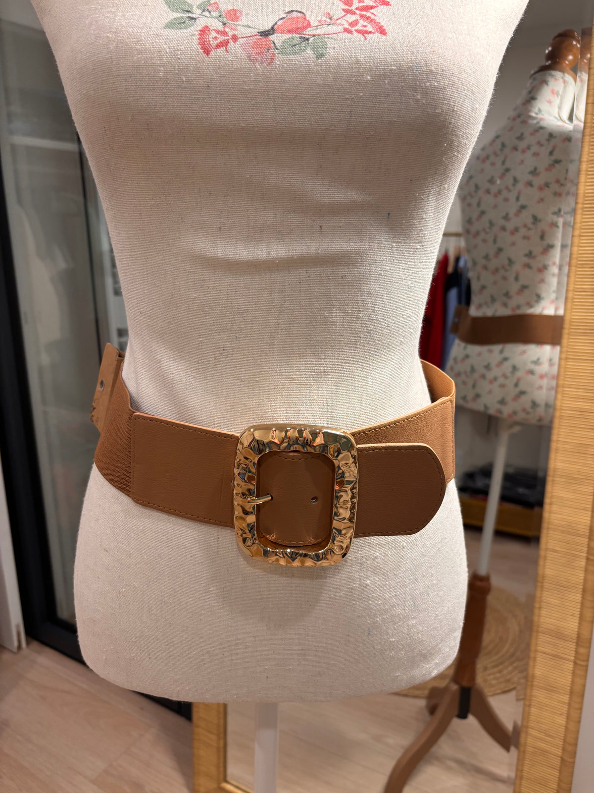 Ceinture Camel Eclat Doré🤎✨