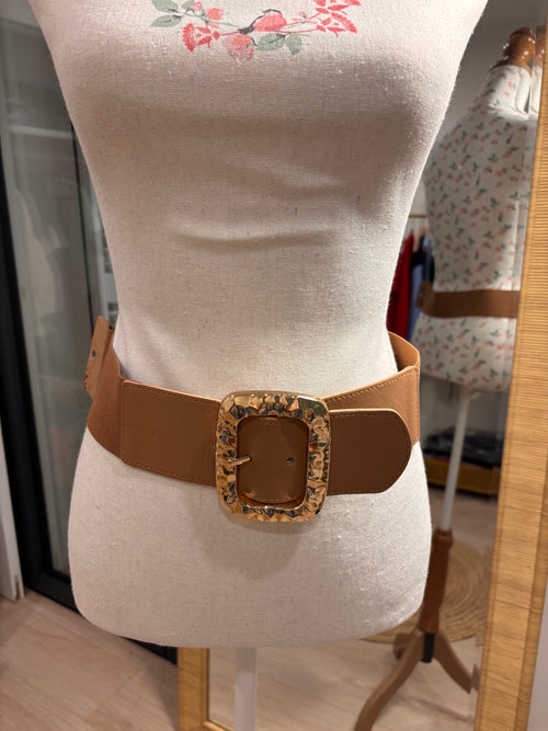 Ceinture Camel Eclat Doré🤎✨
