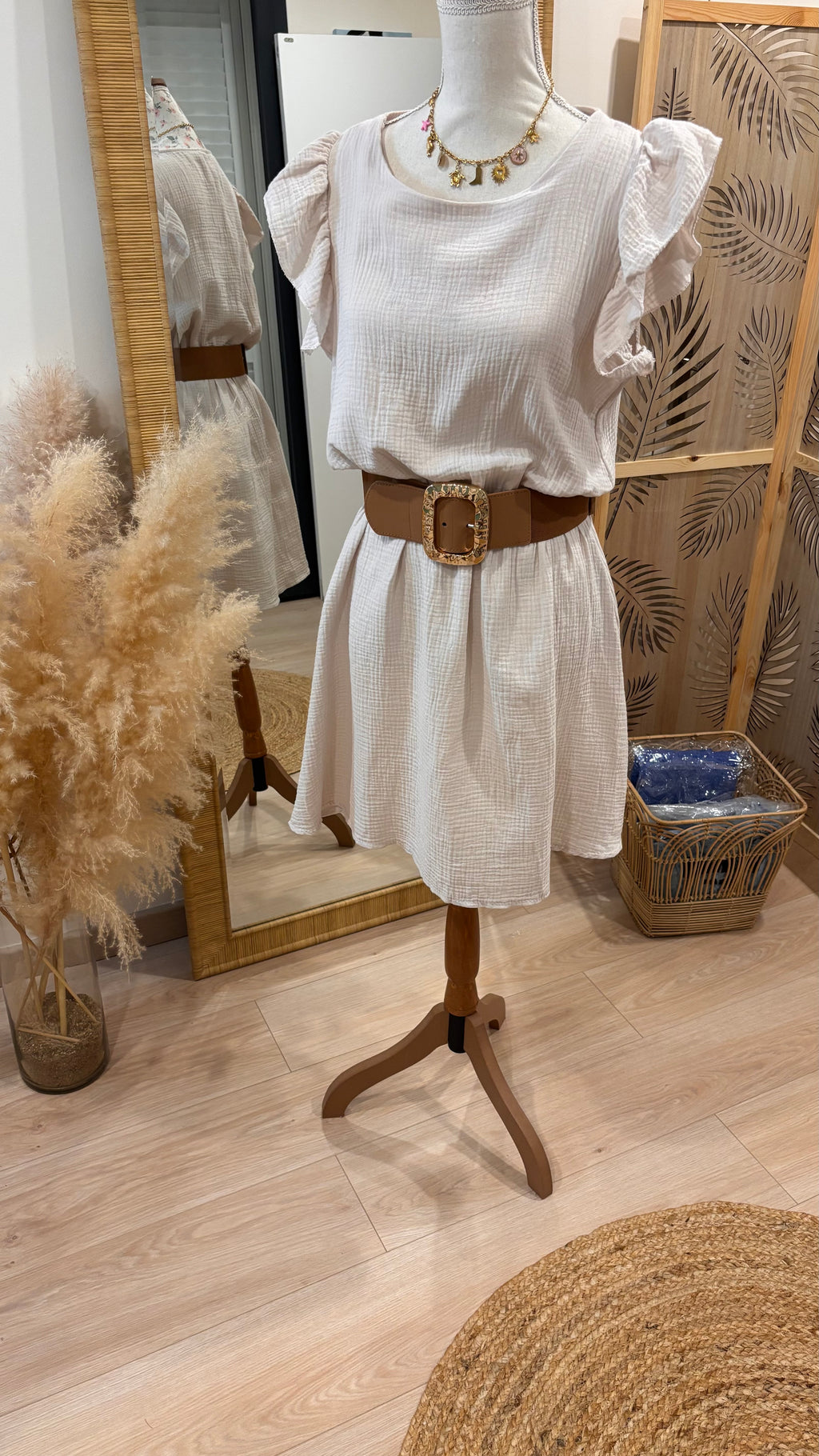 Ceinture Camel Eclat Doré🤎✨