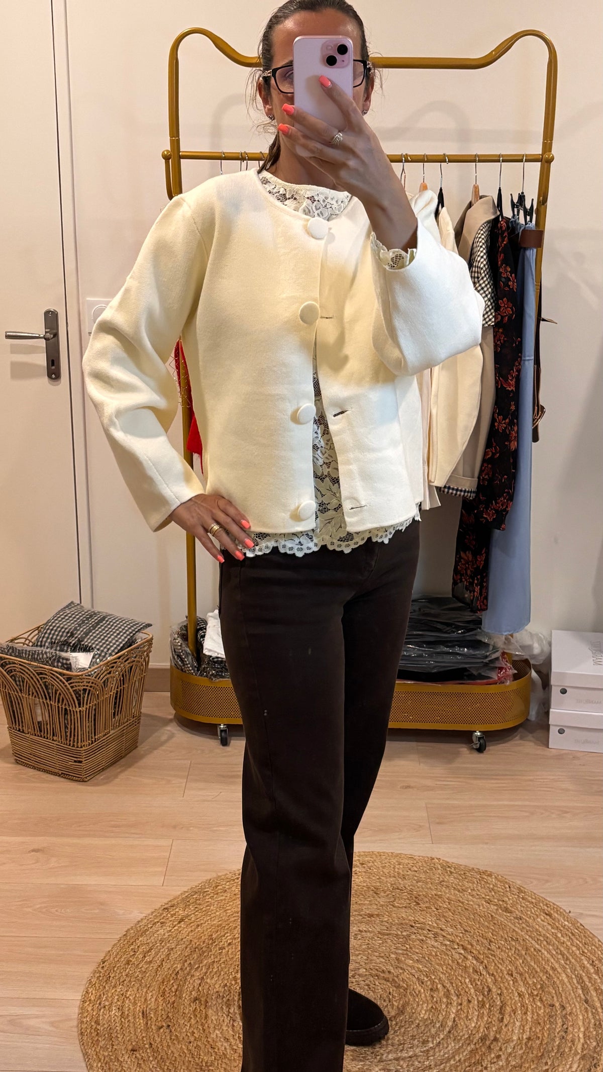 Gilet Douceur Ivoire